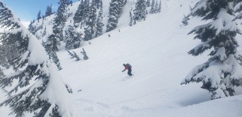 arc'teryx alpha ar 55 - this wasn't our favorite pack for technical climbing and skiing, but...