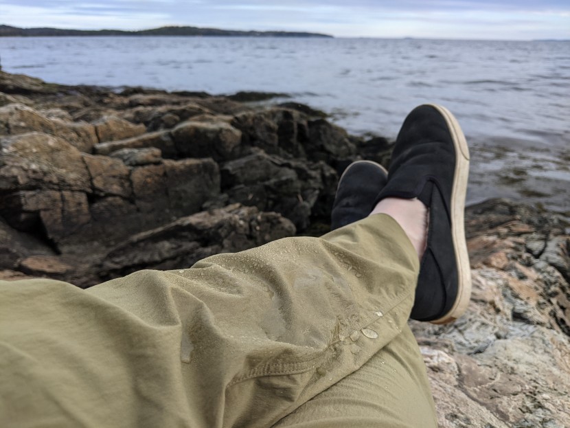 arc'teryx palisade pant for women - the palisade pants do bead water up a bit, but mostly it just soaks...