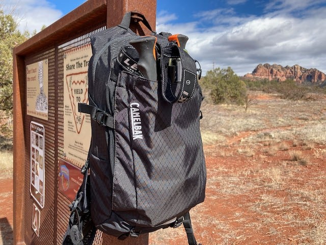 the overall 16-liter storage volume allows you to pack plenty of...