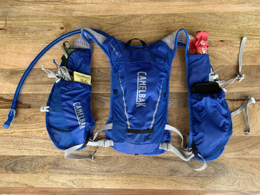 camelbak circuit - we couldn't fit our standard kit in this pack, but for runners...