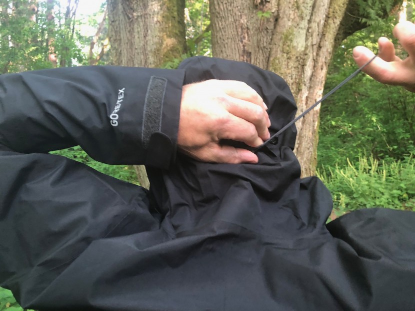 rei co-op xerodry gtx - this well-designed hood adjusts to most common headwear (but isn't...