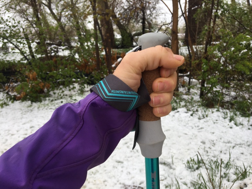 mountainsmith halite 7075 for women - the cork and eva grips are too narrow and short for our taste. the...