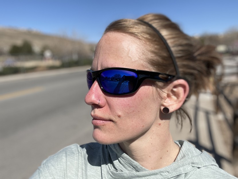 rivbos polarized - the mirror lenses aren't quite dark enough for super bright days.