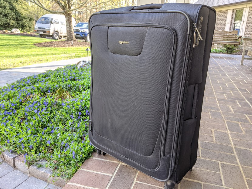 amazon basics expandable softsided 29 - this spinner suitcase offers basic performance at a great price.