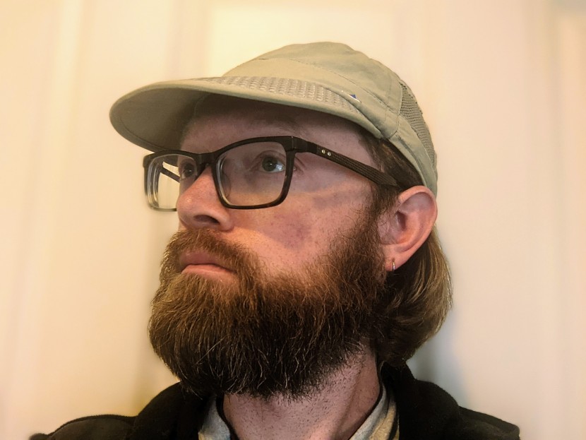 alchemi labs desert hat - tuck the neck cape underneath the hat when you don't want to look...