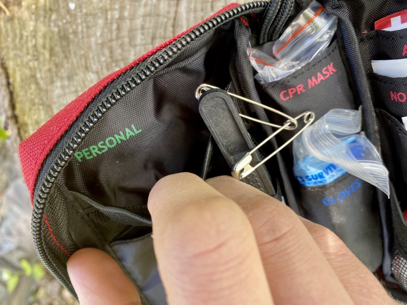 uncharted supply co. core - the extra space labeled "personal" leaves room to customize the core...