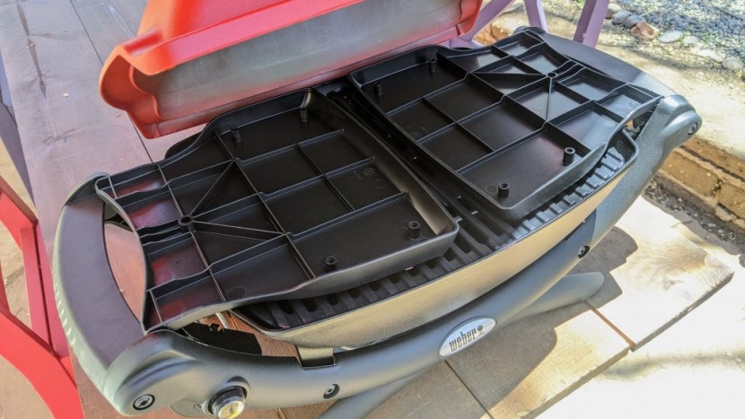 portable grill - even though the weber q 1200 neatly folds up (albeit into a...
