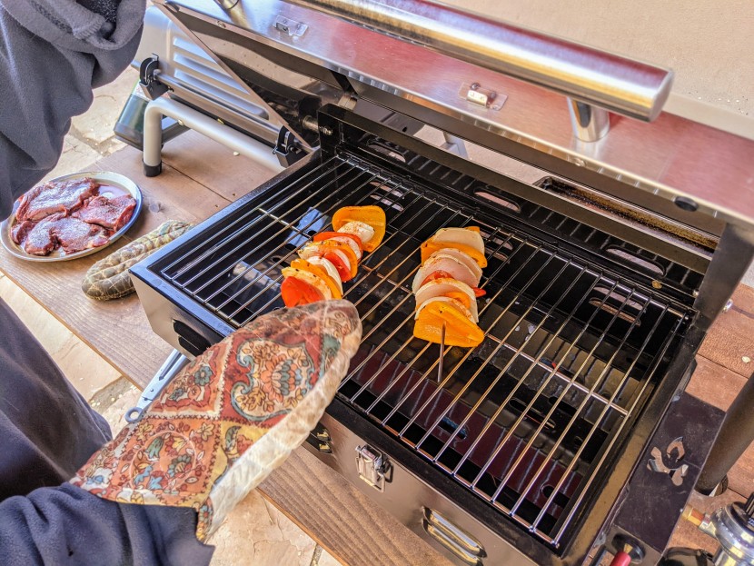 camp chef portable bbq - the working temperatures of this grill on high makes it difficult to...