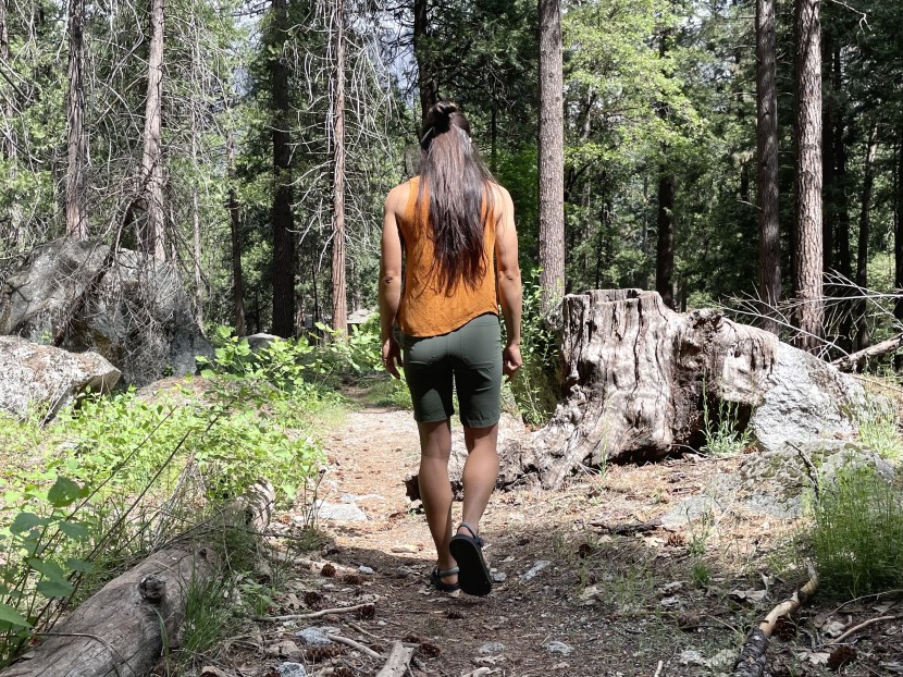 patagonia skyline traveler for women - not the most breathable due to the lack of roominess around the legs...