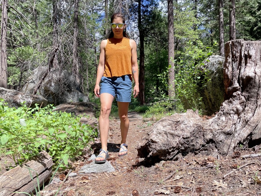 prana alana - the fabric isn't the stretchiest but it still moves well and doesn't...