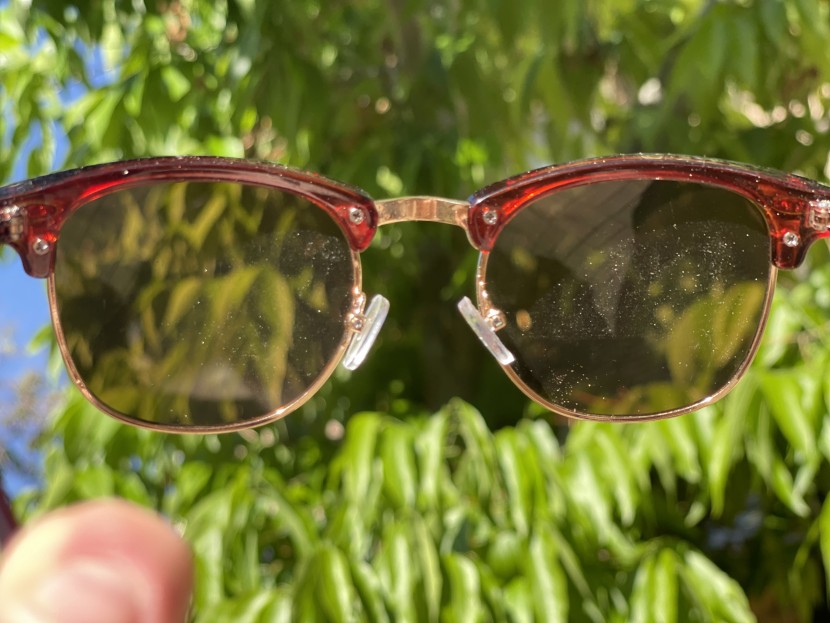 kaliyadi semi-rimless polarized - we're not big fans of the cloudiness, reflectiveness, and overall...