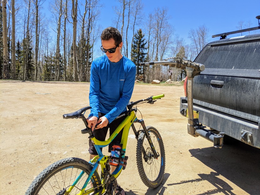 nw alpine spectra - high desert mountain biking requires a layer to thermoregulate well...