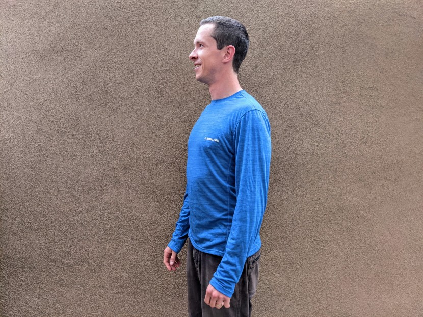 our lead tester is 5'10", 160lbs, wearing a size medium.