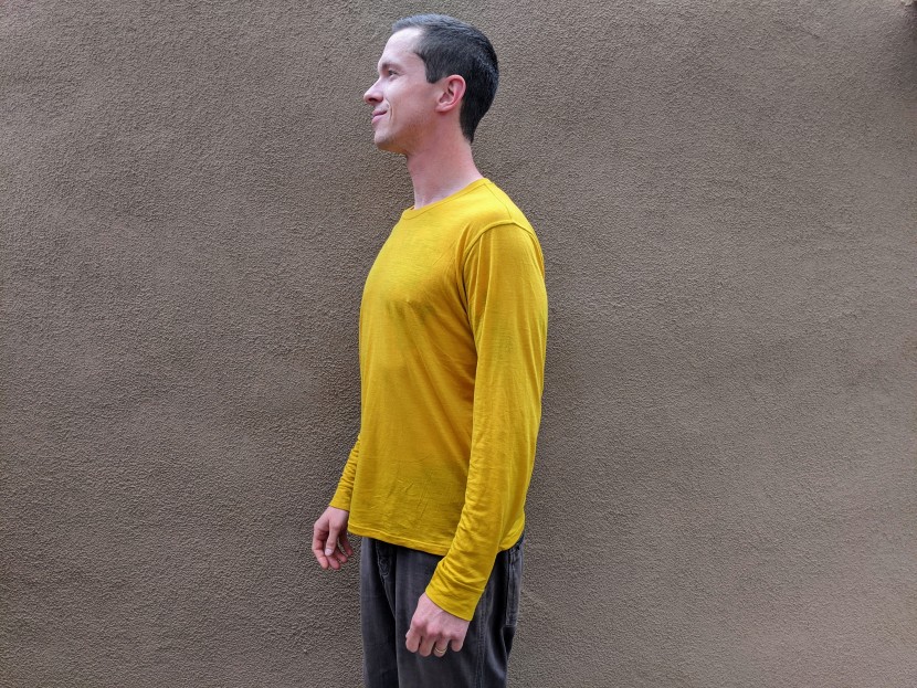 our lead tester is 5'10" and 160lbs, wearing a size medium.