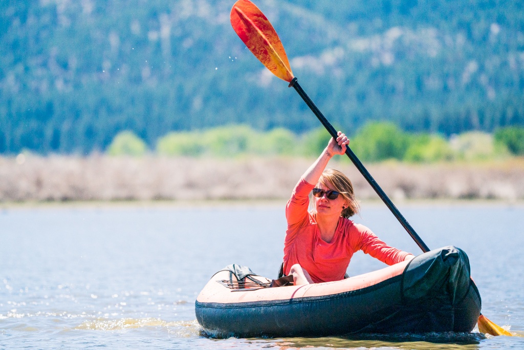 airhead montana - a wide boat that turns on a dime.