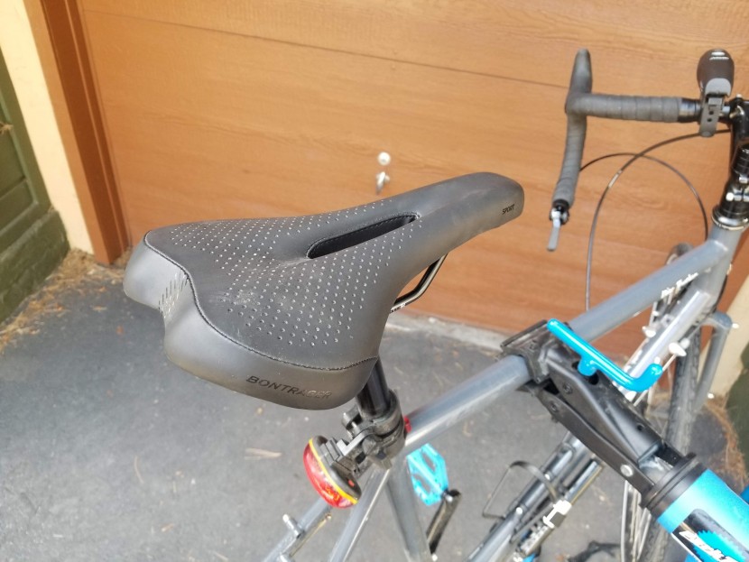 bontrager sport saddle - the only concern was the stitching in the rear but it held up during...