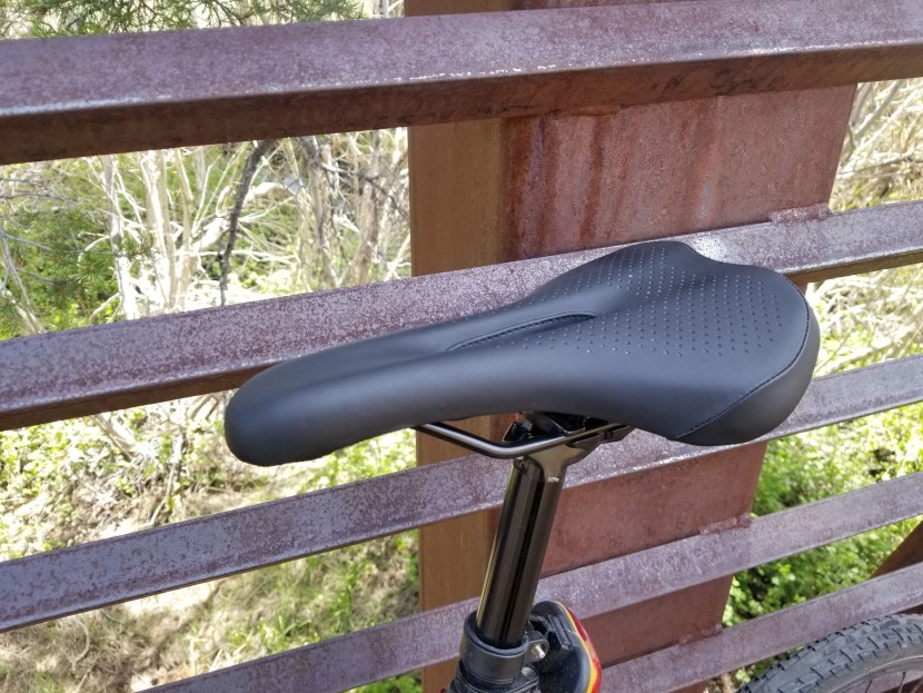 bontrager sport saddle - the comfortable groove and plush foam made riding shorts unnecessary.