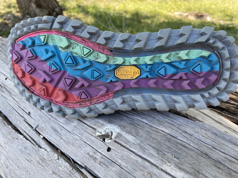merrell antora 2 - a look at the sticky vibram outsole.