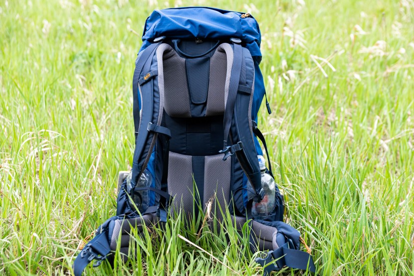 rei co-op trailbreak 60 - the padding for the pack is rigid and spaced out creating a less...