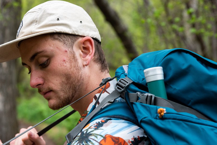 kelty coyote 65 - the coyote's shoulder straps are made of a supportive and firm foam.