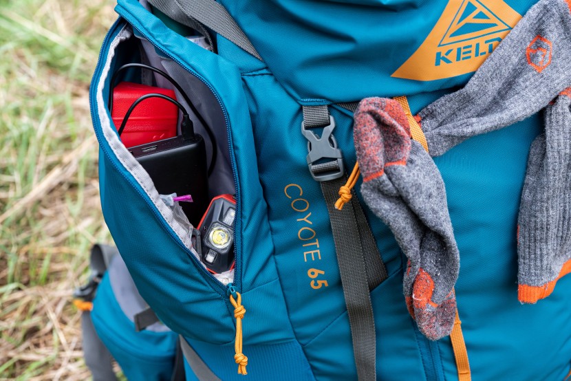 kelty coyote 65 - the side wing pockets are large, making them a good alternative to...