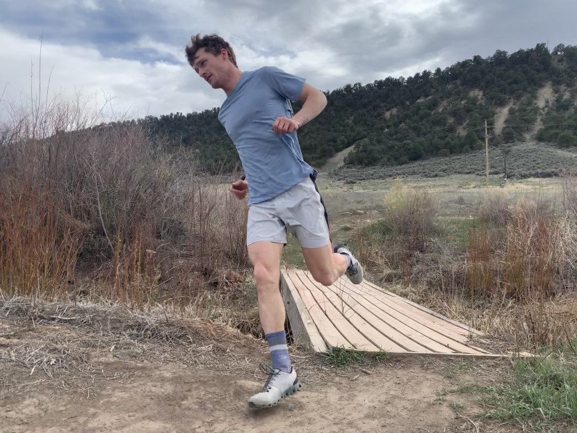 running shirt - fast, slow, short, long, with packs and without. we tried to emulate...