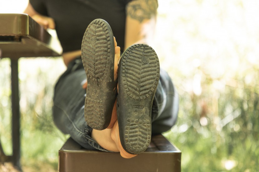 crocs kadee ii - we were pleasantly surprised with the amount of traction the outsole...