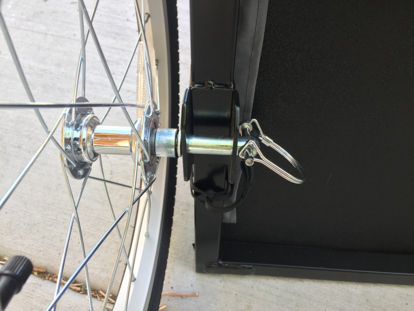 schwinn day tripper - the thru-pin clip design holding each wheel in place exemplifies the...