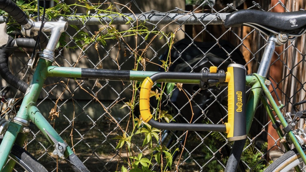 bike lock - the onguard brute std lock is large enough to encompass a road bike...