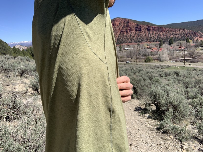 arc'teryx cormac crew short sleeve - ergonomically mapped "merrow stitch" seams elevate the fit without...