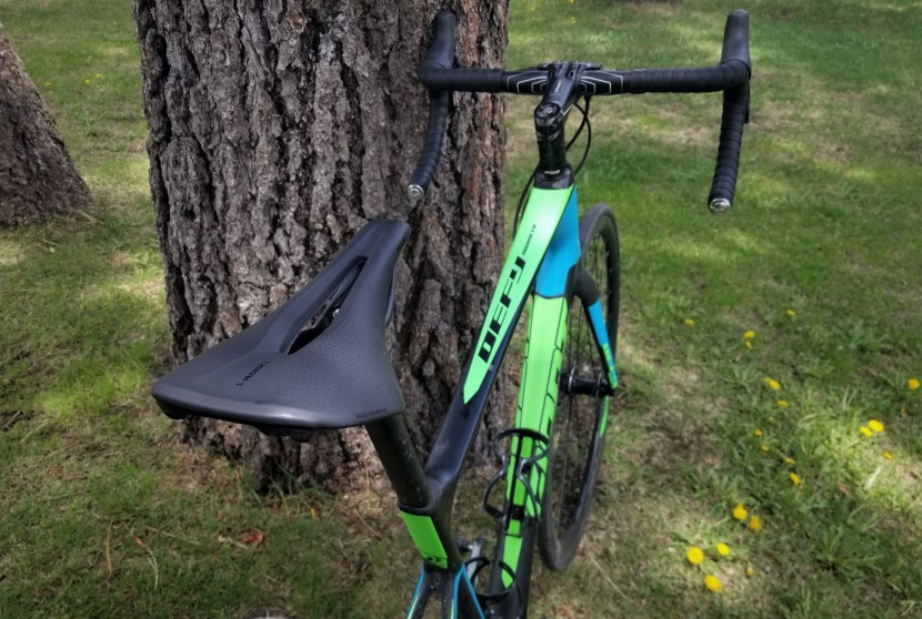 specialized s-works power arc - the light aggressive shape made this saddle more at home on fast...