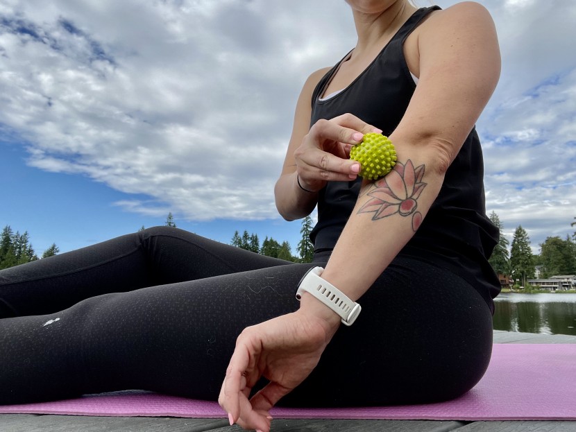 massage ball - the triggerpoint mobipoint has a small surface area, which makes it...