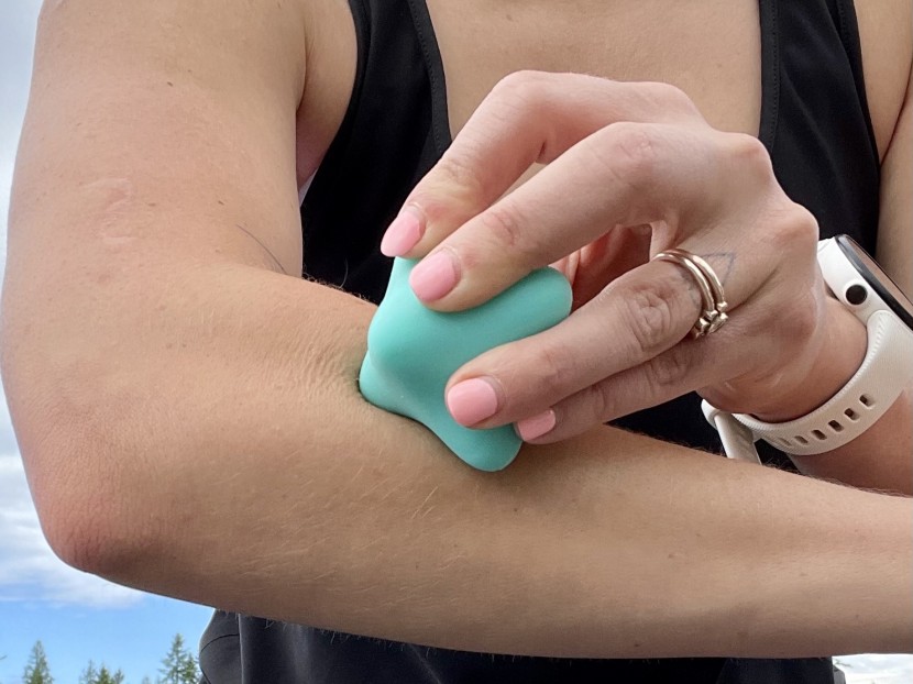 we love the intense, knuckle-like feel of the diamond-shaped koolsen...