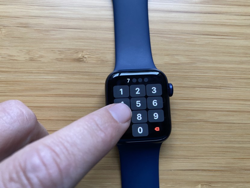 apple watch series 6 - we appreciate the touch screen which is reactive and easy to use.