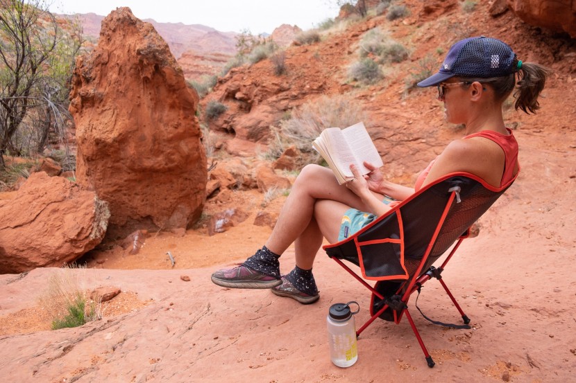 moon lence camp chair - for a minimal investment, the moon lence chair makes a good portable...