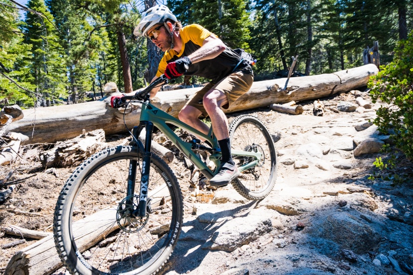 yt jeffsy core 3 - the jeffsy has a nice, damp, and muted feel over chunky sections of...