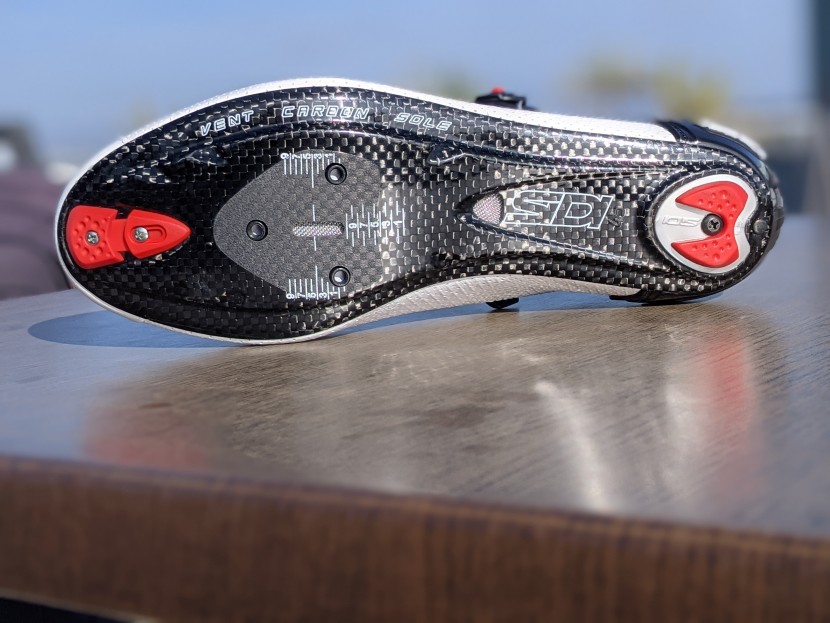 sidi wire 2 air vent carbon - you can be sure this thick, stiff carbon fiber sole will be passing...