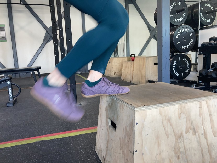 inov-8 bare-xf 210 v3 for women - the relative light weight makes these shoes feel nimble for agility...