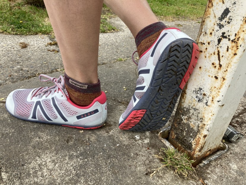 xero shoes hfs for women - the lug pattern on the xero hfs made them hold up well off road as...