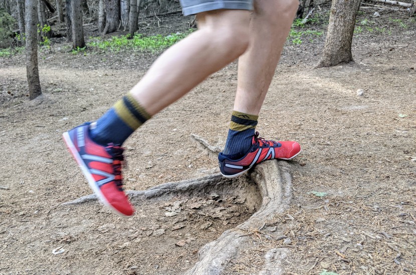 barefoot shoes men - a flexible outsole will provide feedback from every bump in the...