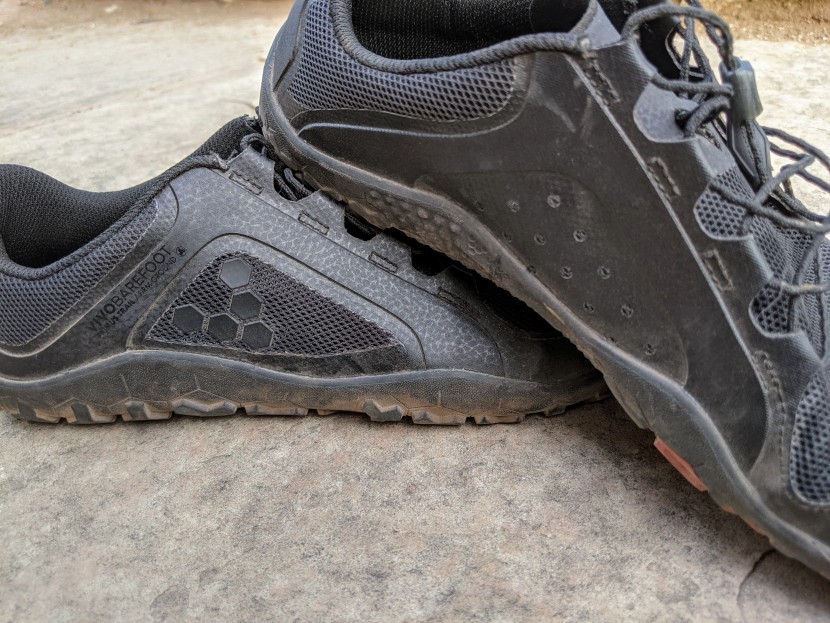vivobarefoot primus trail ii fg - a significant amount of tpu-like material on the upper might add a...