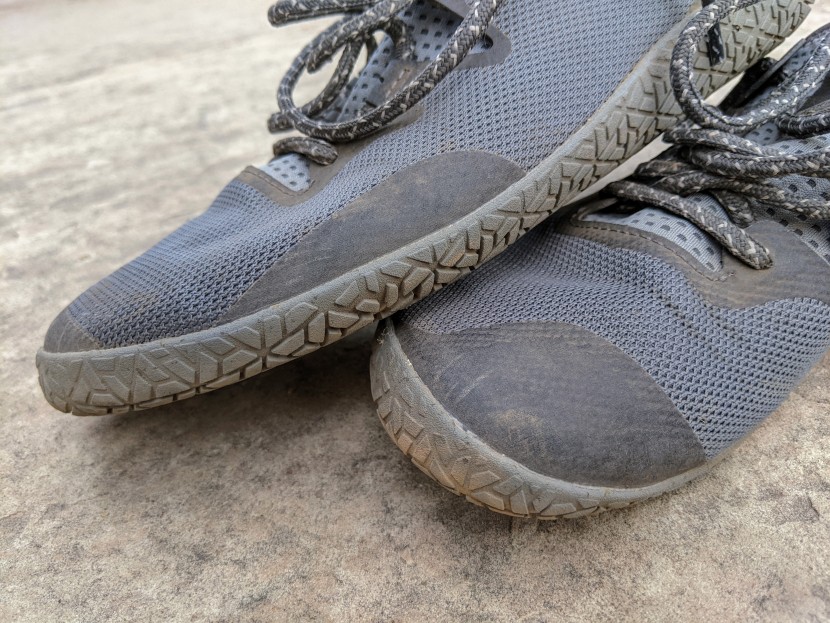 a thin tpu film helps protect the upper around the big toe and...