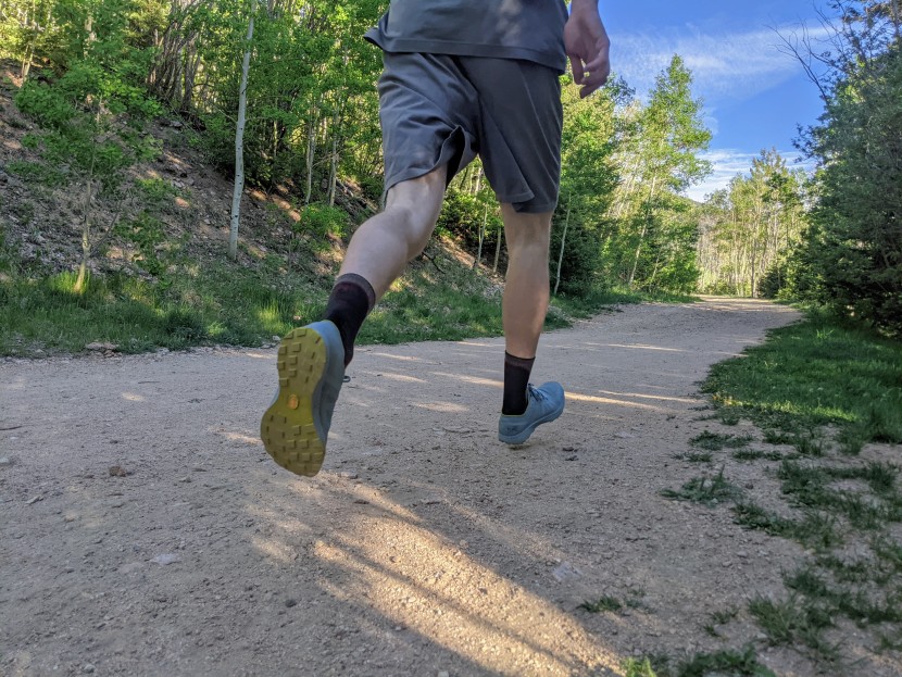 arc'teryx norvan sl 2 - the cushioned midsole miraculously doesn't add any weight to this...