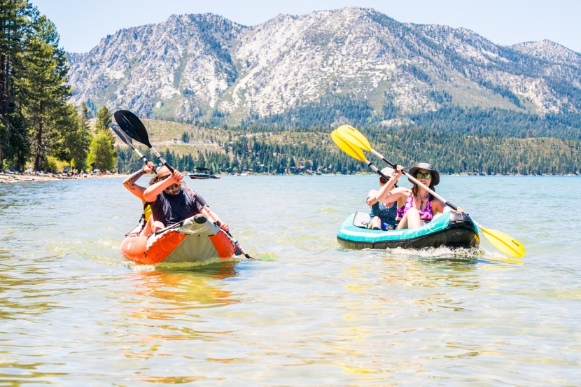 sevylor madison - the sevylor madison (right) alongside the intex excursion pro k2...