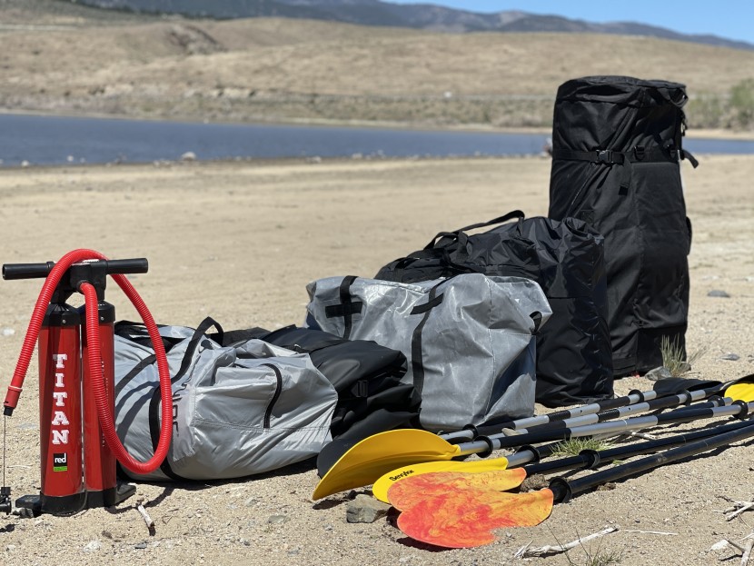 inflatable kayak - how far are you willing to haul your kayak?