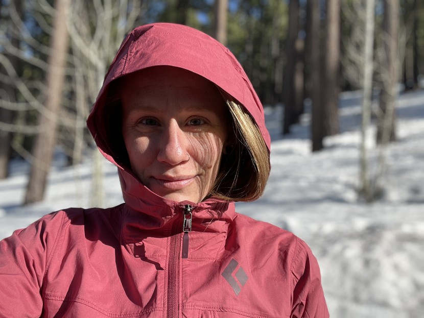 black diamond alpine start for women - warm enough for a snowy spring day in the mountains; breathable...