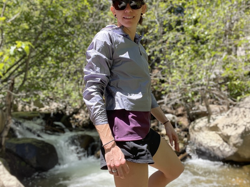 outdoor research helium wind hoody for women - moving in this jacket feels good, but only the top section offers...