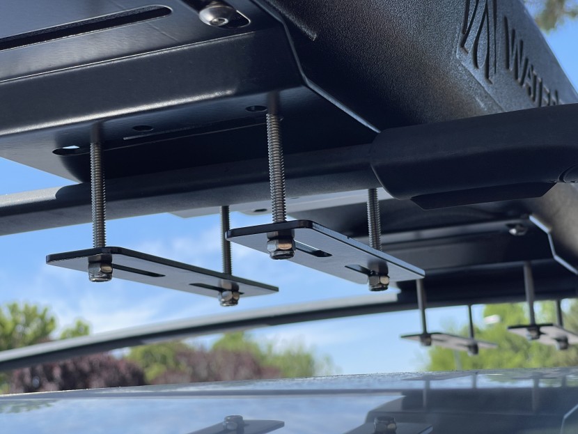 trying to attach the weekender using the extra-cost conversion kit...