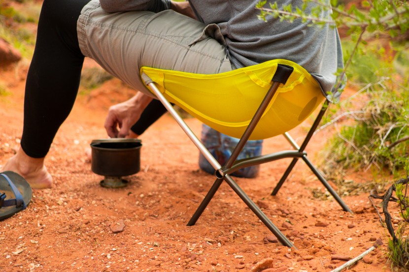 big agnes skyline ul stool - the 9" height means a little bit further lean to the ground for...