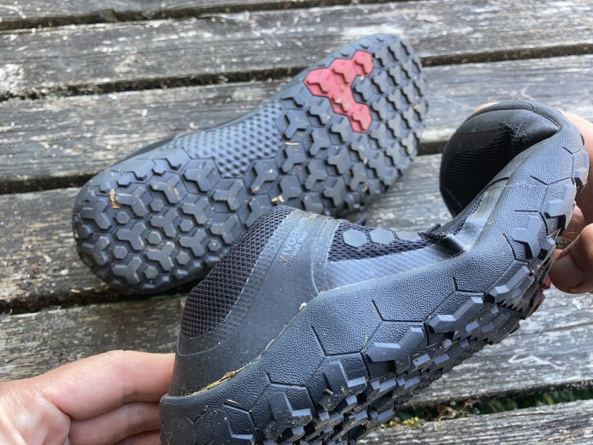 vivobarefoot primus trail ii fg for women - here you can see the pinch point we experienced in the toe when...
